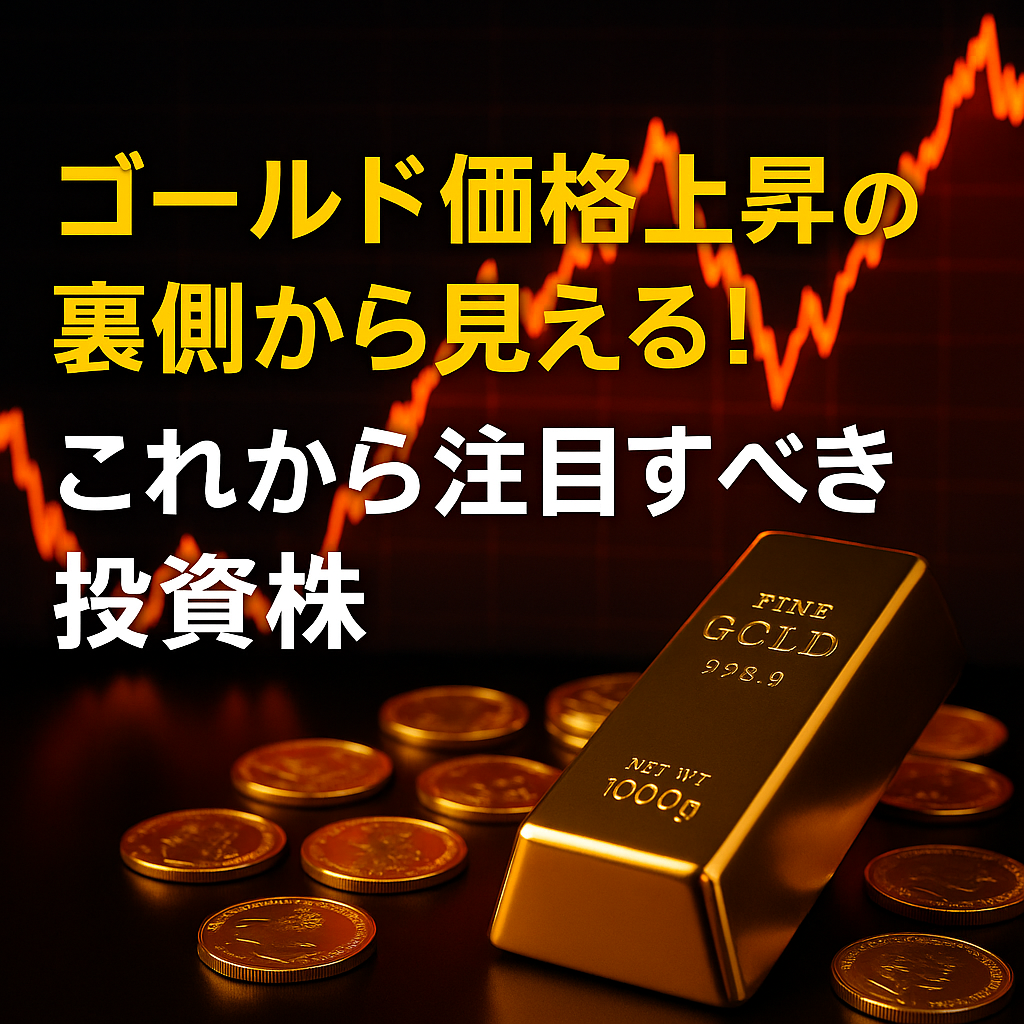 ゴールド価格上昇をイメージしたアイキャッチ画像